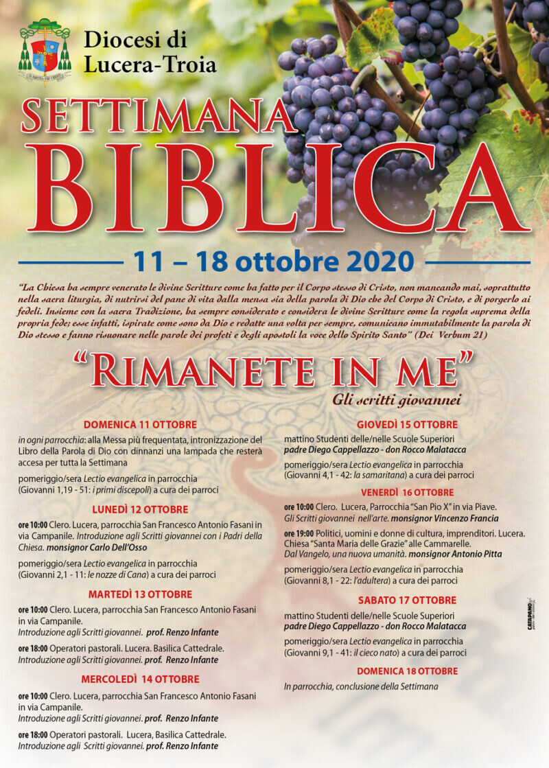 Settimana Biblica VOLANTINO A5 2020 800x1119